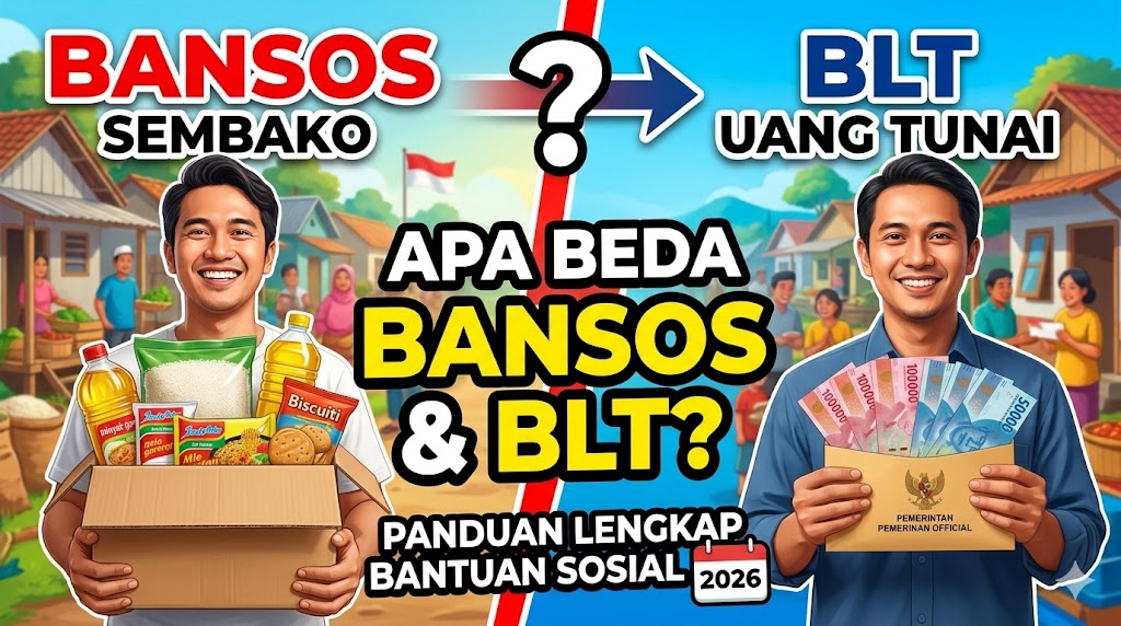 Apa Beda Bansos dan BLT? Panduan Lengkap Program Bantuan Sosial 2026